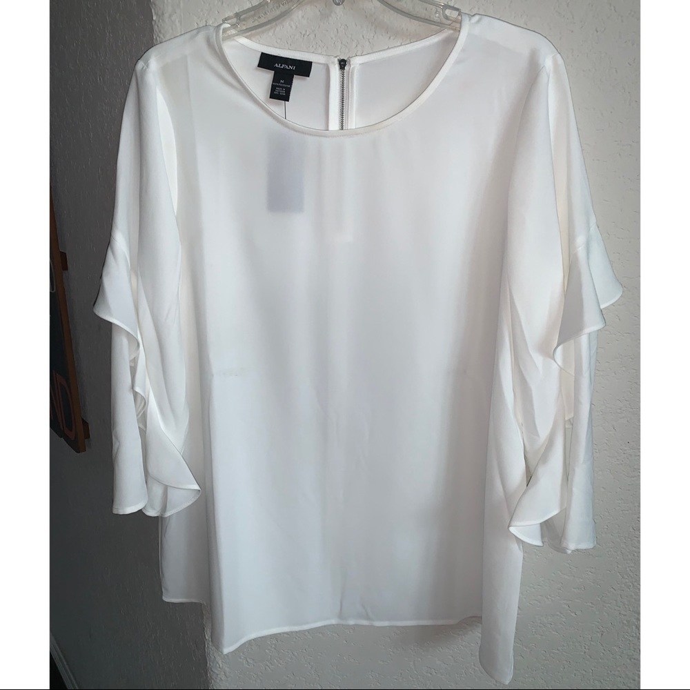 Alfani White Blouse